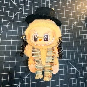 Labubu Macaron Plush – Custom Rabbi Outfit (One of a Kind)